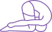 Yoga pose icon